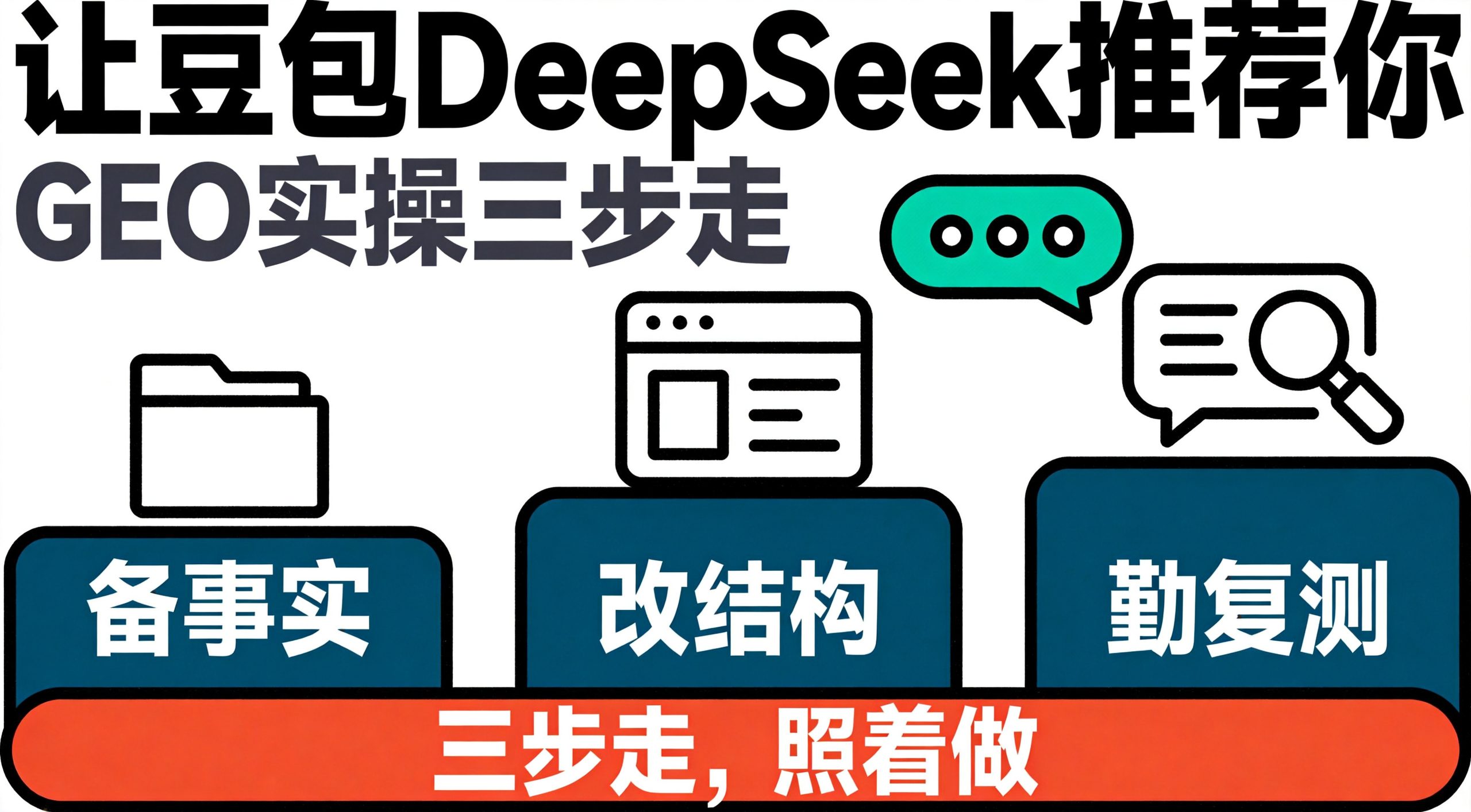 怎么让豆包、DeepSeek推荐你的公司?GEO实操三步走